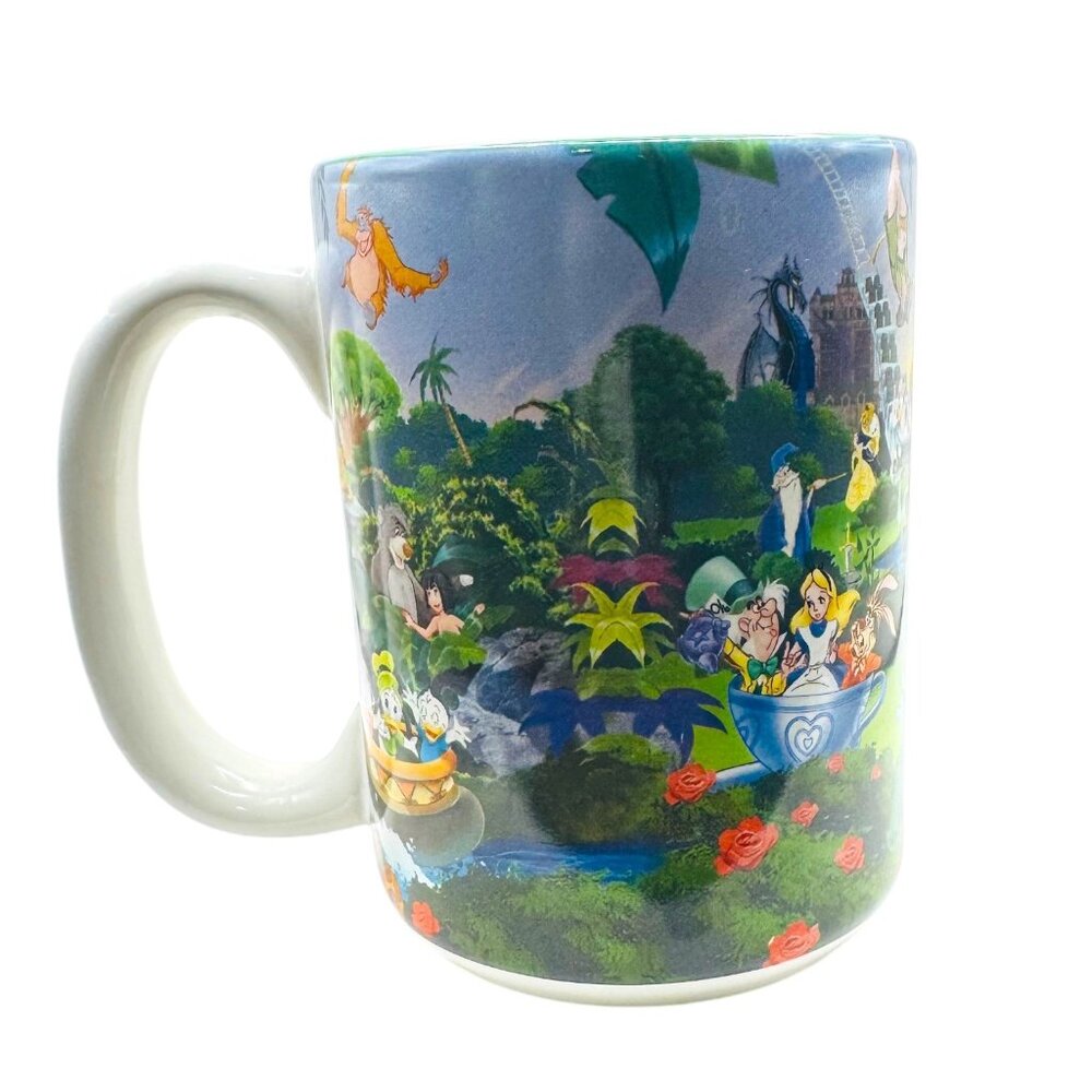 Walt Disney World Parks Grandpa Mug 16 Oz Ceramic Colorful Characters Vintage - Picture 6 of 9